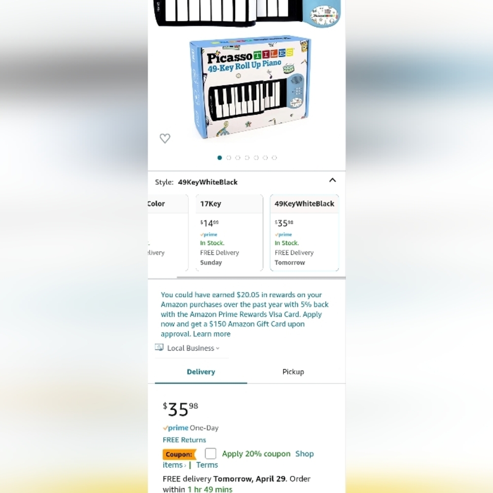 💥Host Pick💥Picasso Tiles Electronic Music Piano - Picture 10 of 12